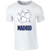 Champions League Starball Madrid City T-Shirt White