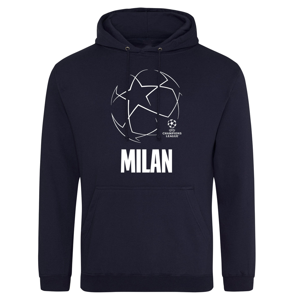 Champions League Starball Milan City Hoodie Navy