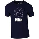 Champions League Starball Milan City T-Shirt Navy