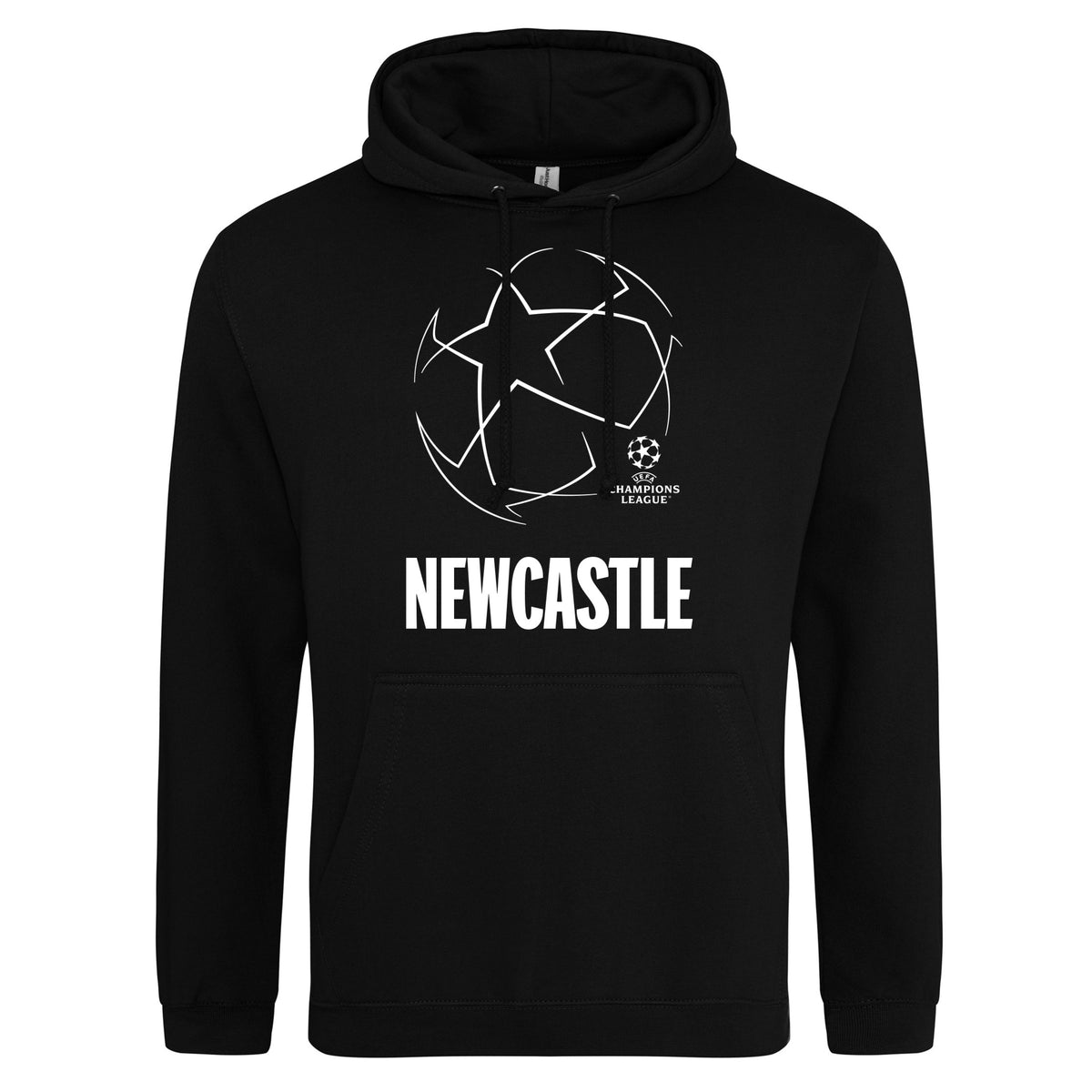 Champions League Starball Newcastle City Hoodie Black