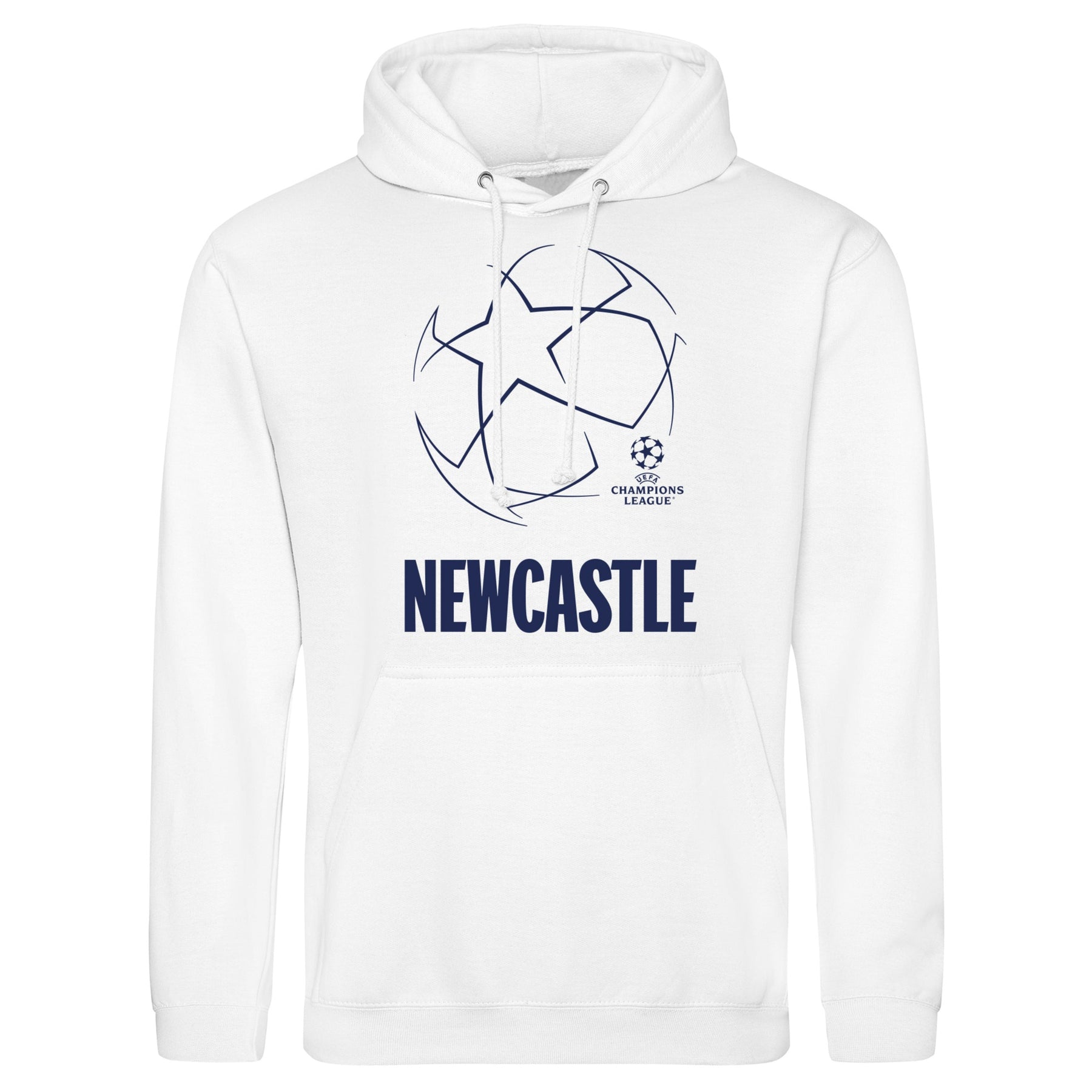 Champions League Starball Newcastle City Hoodie White