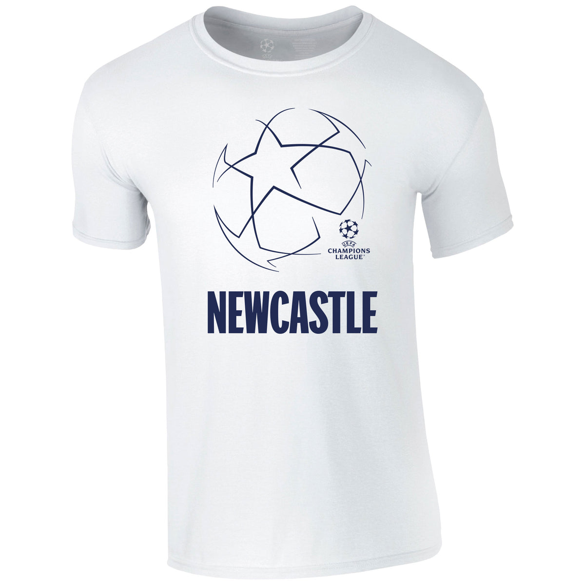 Champions League Starball Newcastle City T-Shirt White