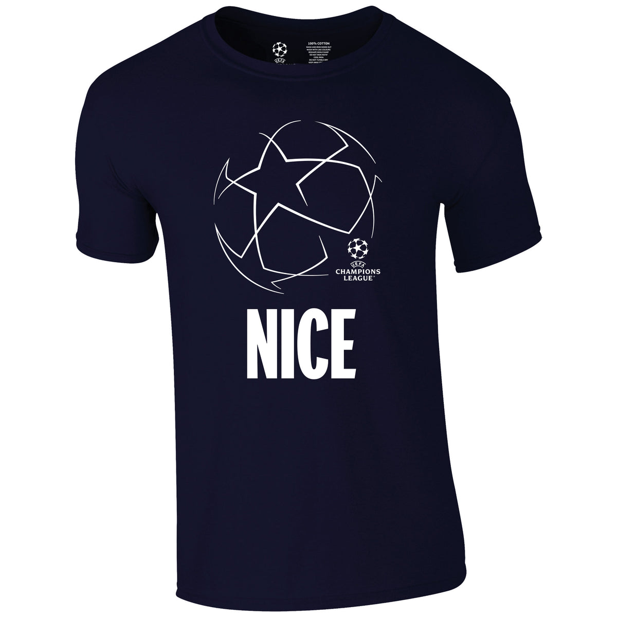 Champions League Starball Nice City T-Shirt Navy