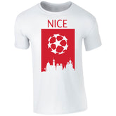 Champions League Nice City Skyline T-Shirt White