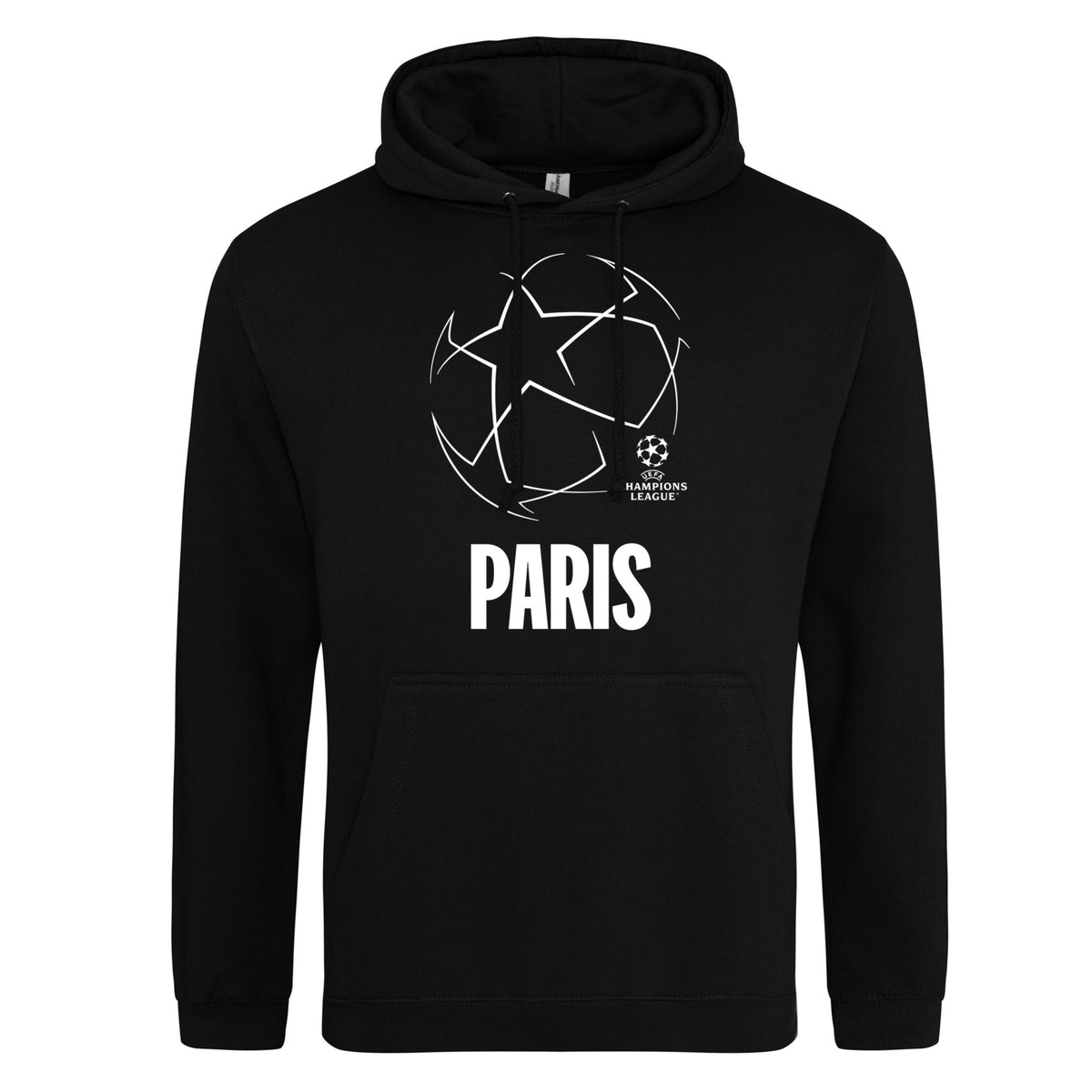 Champions League Starball Paris City Hoodie Black