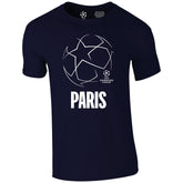 Champions League Starball Paris City T-Shirt Navy