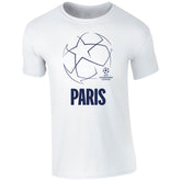 Champions League Starball Paris City T-Shirt White