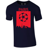 Champions League Paris City Skyline T-Shirt Navy