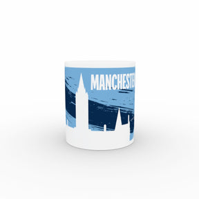 Champions League Manchester City Painted Skyline Mug