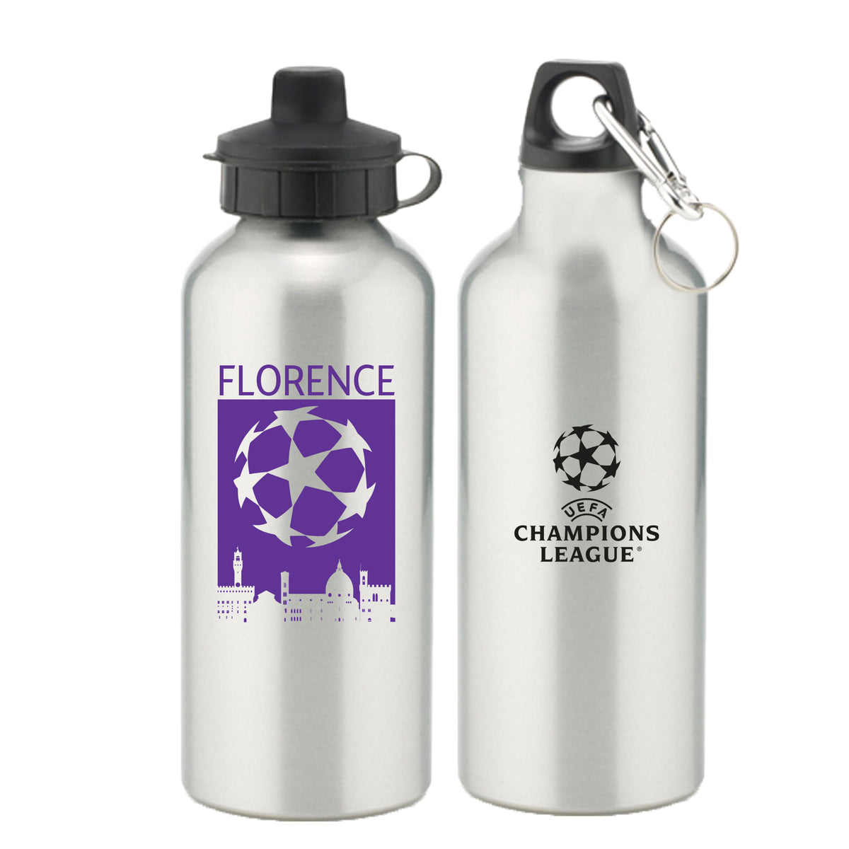 Champions League Florence City Skyline Aluminium Water Bottle