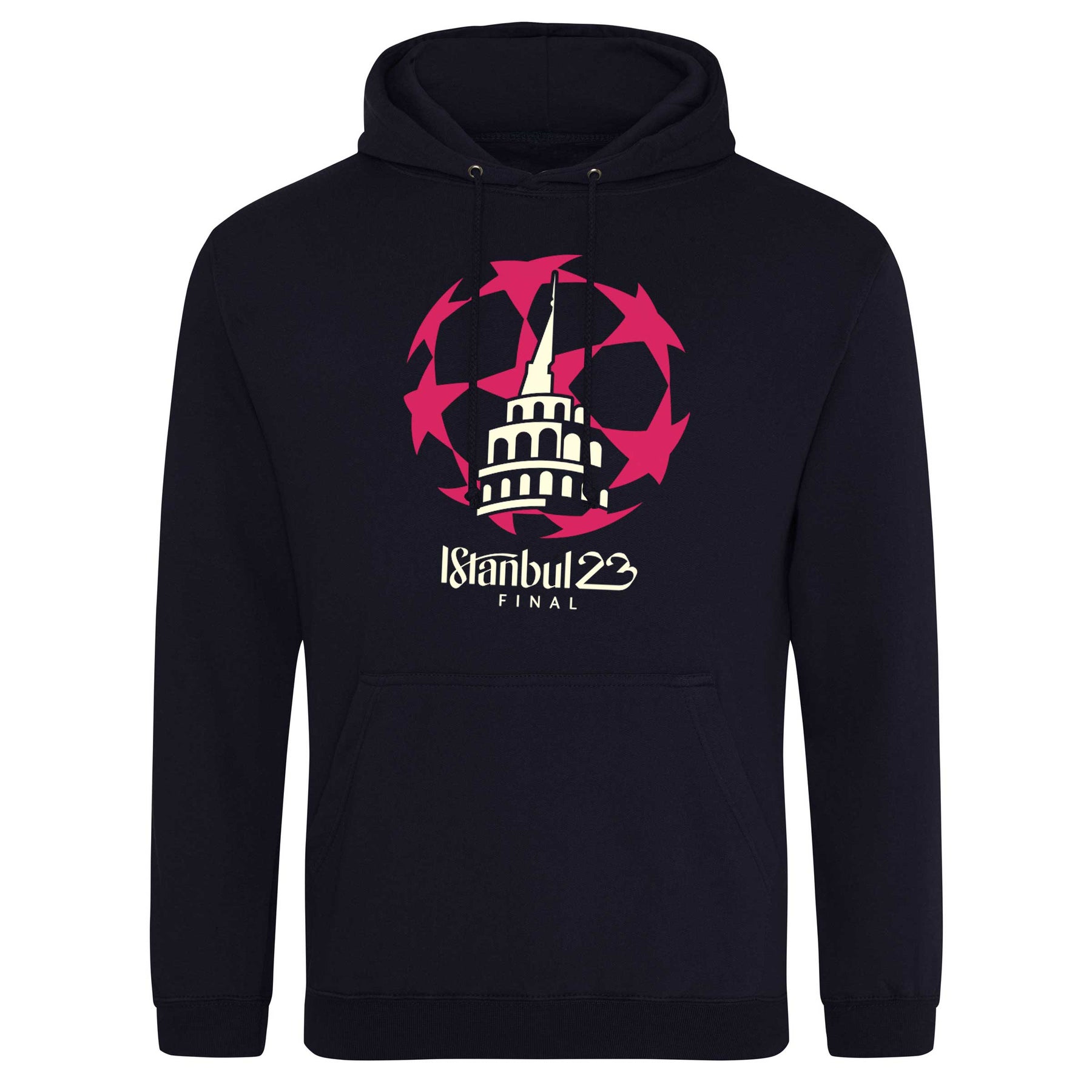 Champions League Galata Tower Istanbul 2023 Hoodie Navy