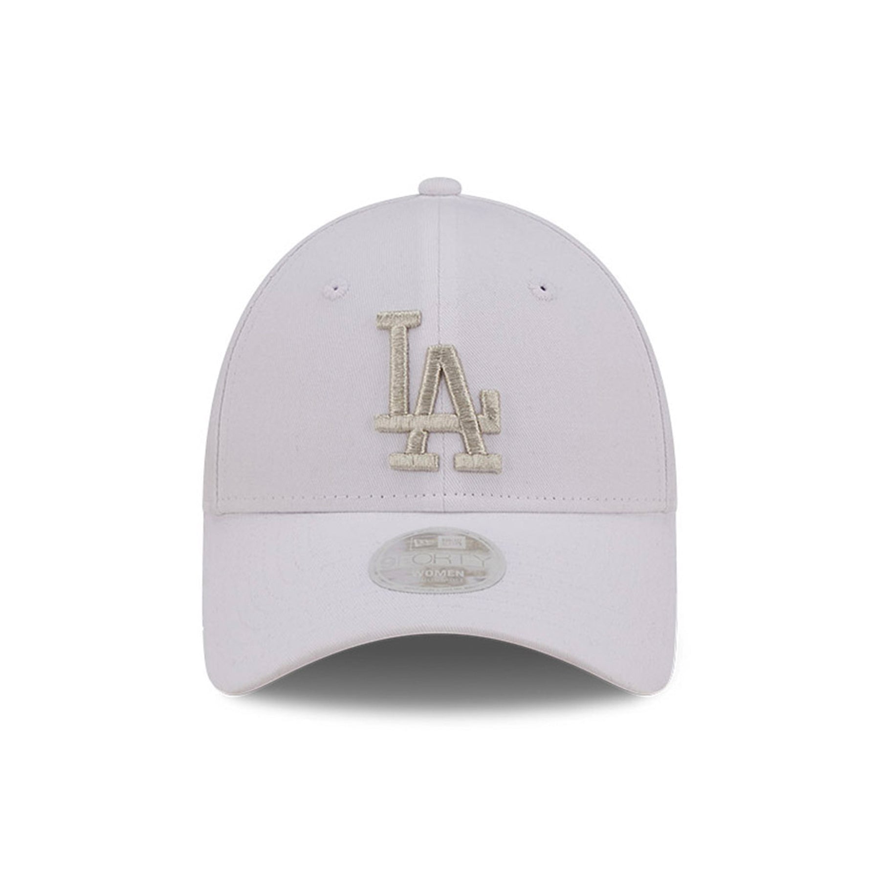 MLB Los Angeles Dodgers Metallic Logo Womens 9Forty Adjustable Cap White