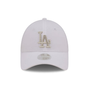 MLB Los Angeles Dodgers Metallic Logo Womens 9Forty Adjustable Cap White