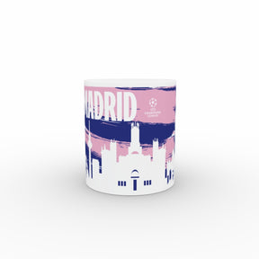 Champions League Madrid City Painted Skyline Mug