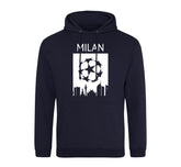 Champions League Milan City Skyline Hoodie Navy