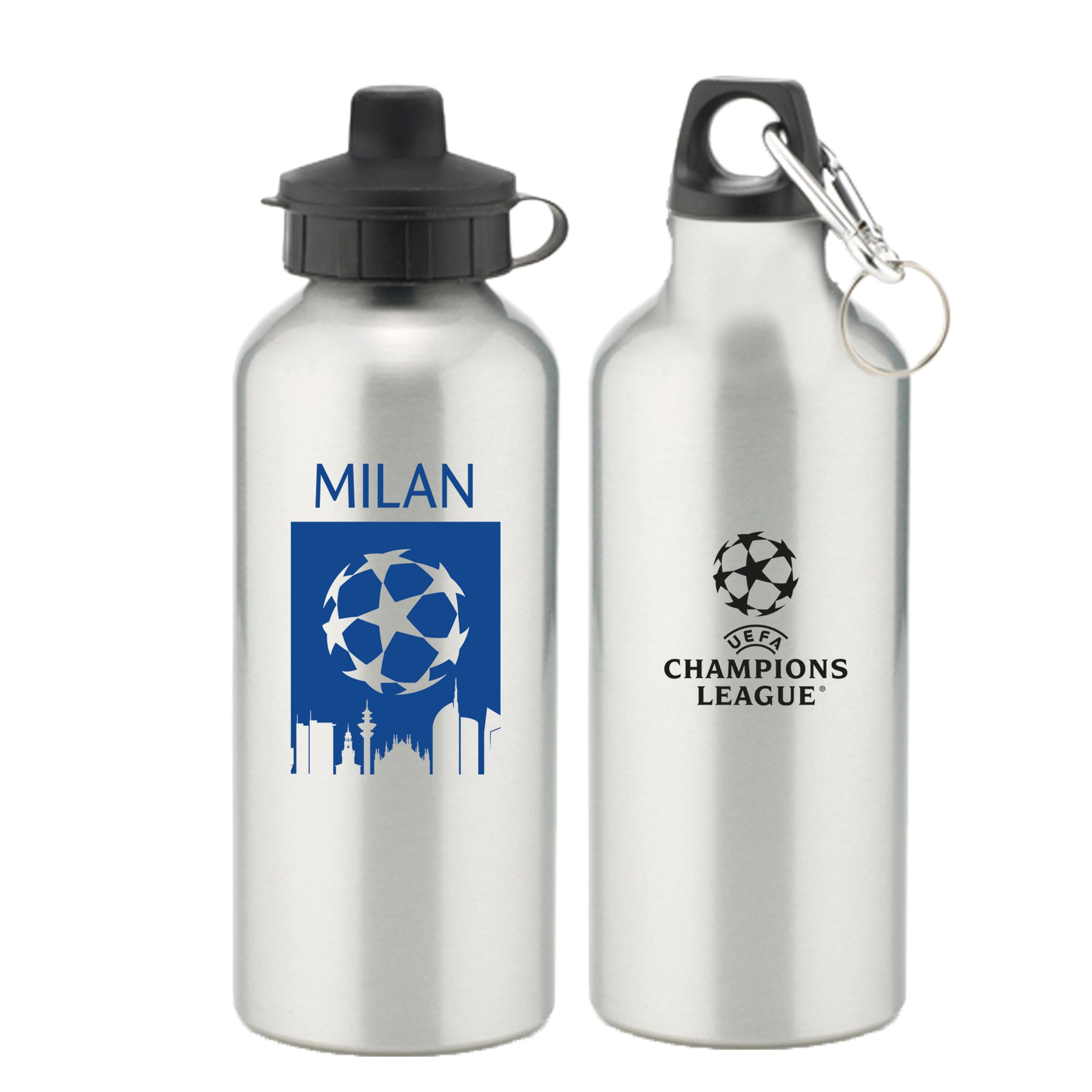 Champions League Milan City Skyline Aluminium Water Bottle