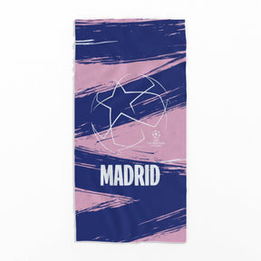 Champions League Starball Madrid City Towel (140x70cm)