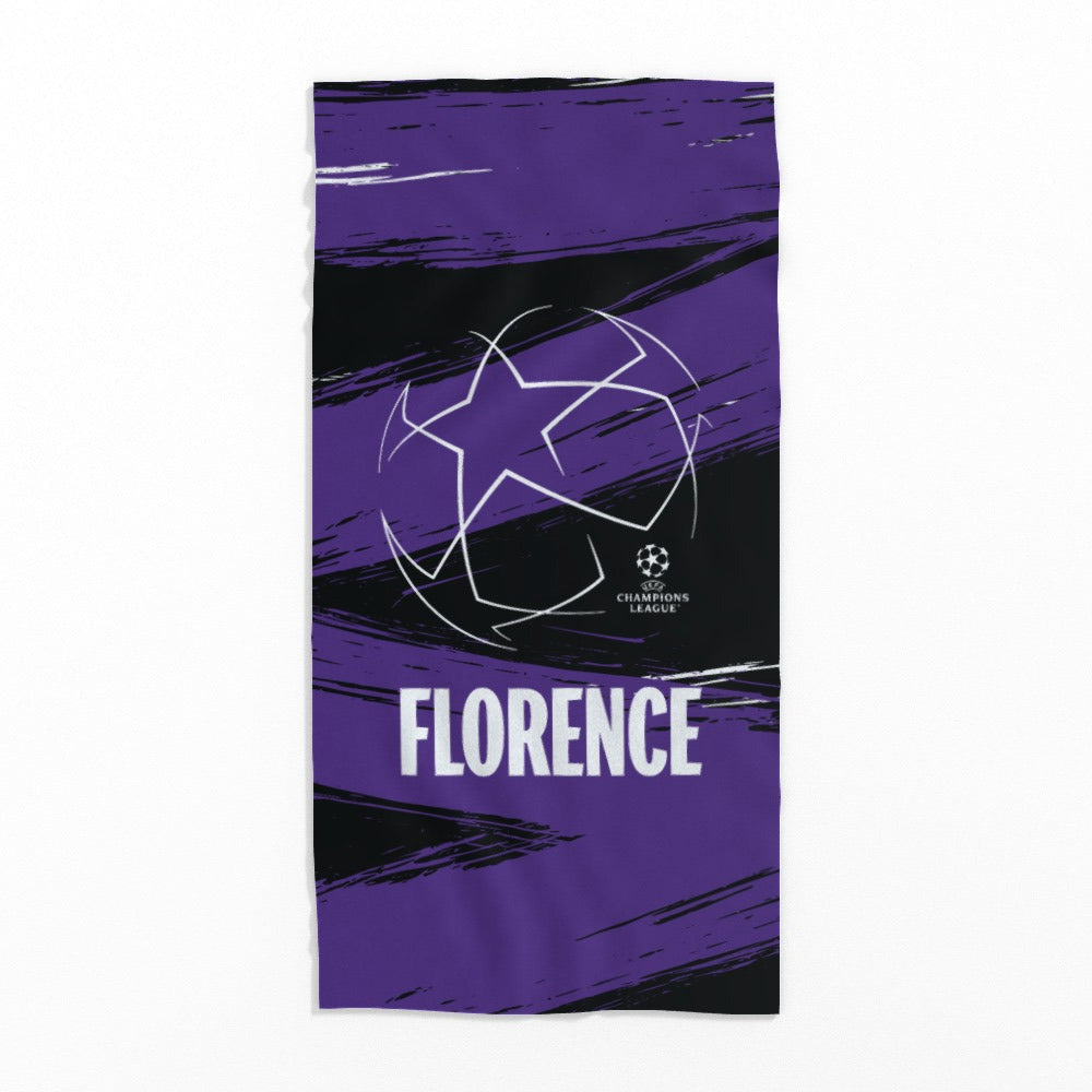 Champions League Starball Florence City Towel (140x70cm)