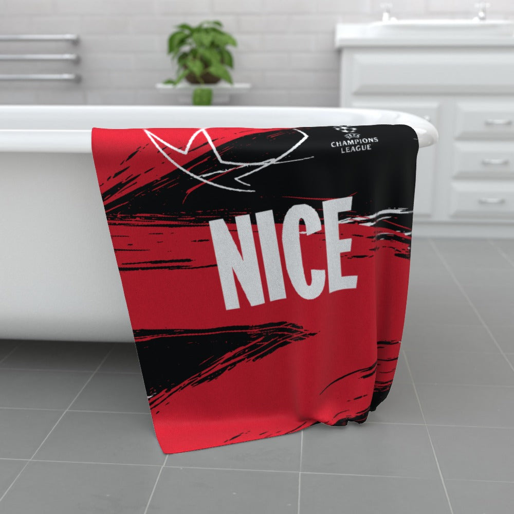 Champions League Starball Nice City Towel (140x70cm)