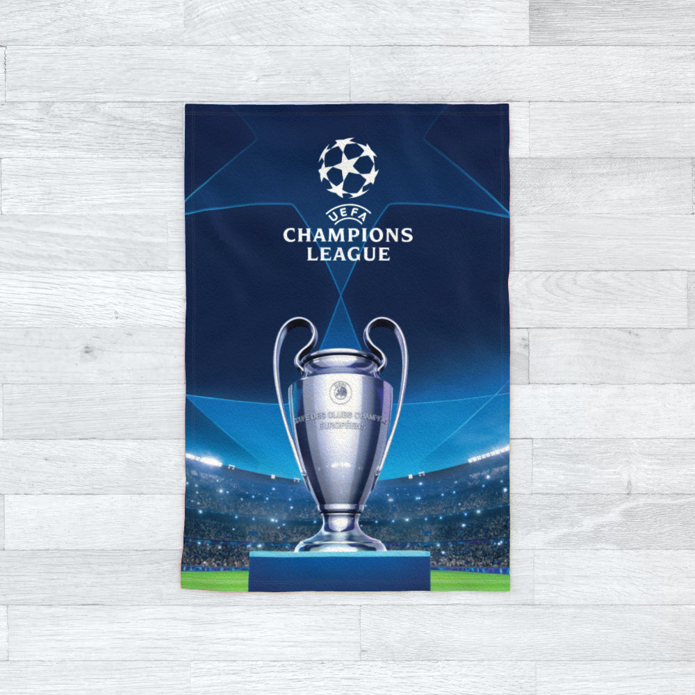 Champions League Trophy Fleece Blanket