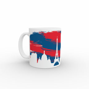 Champions League Paris City Painted Skyline Mug