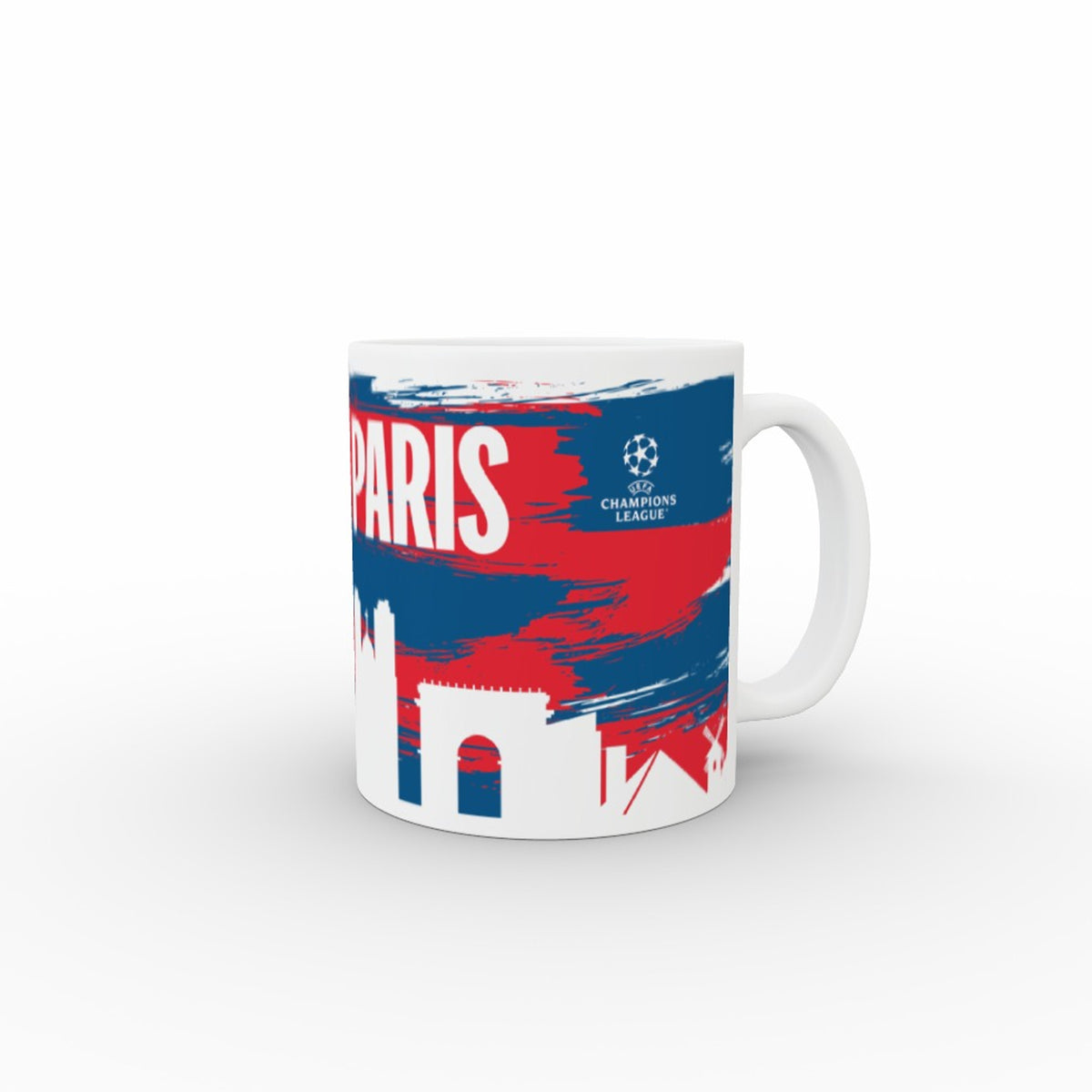 Champions League Paris City Painted Skyline Mug