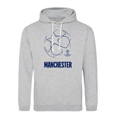 Champions League Starball Manchester City Hoodie Grey