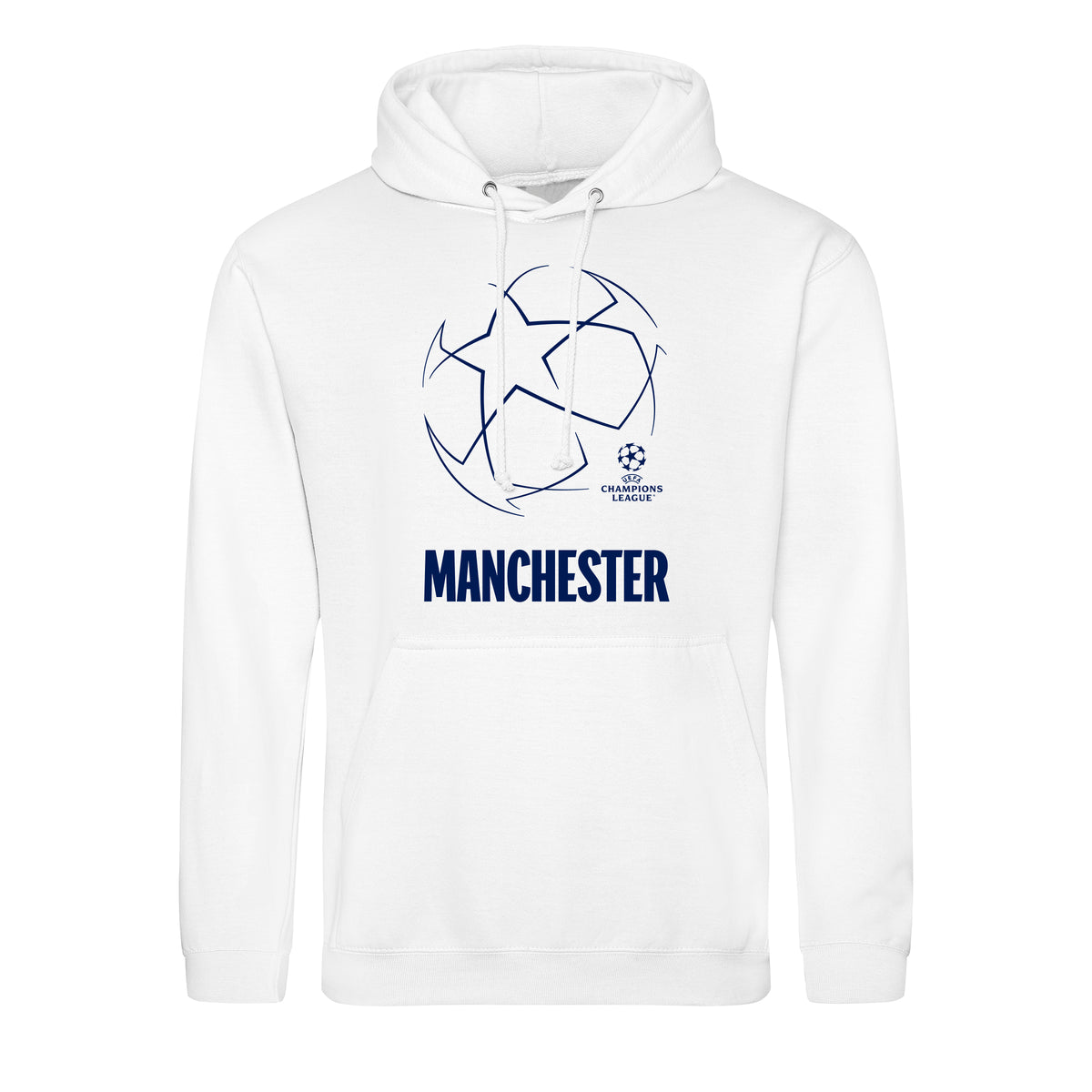 Champions League Starball Manchester City Hoodie White