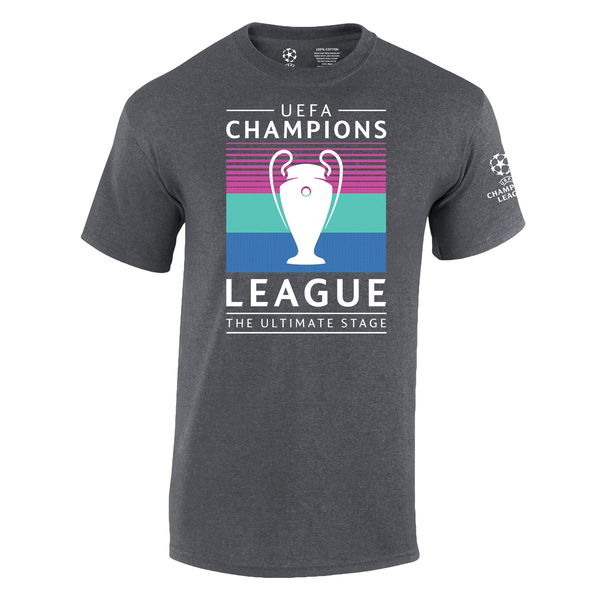 Champions League 'The Ultimate Stage' T-Shirt Charcoal