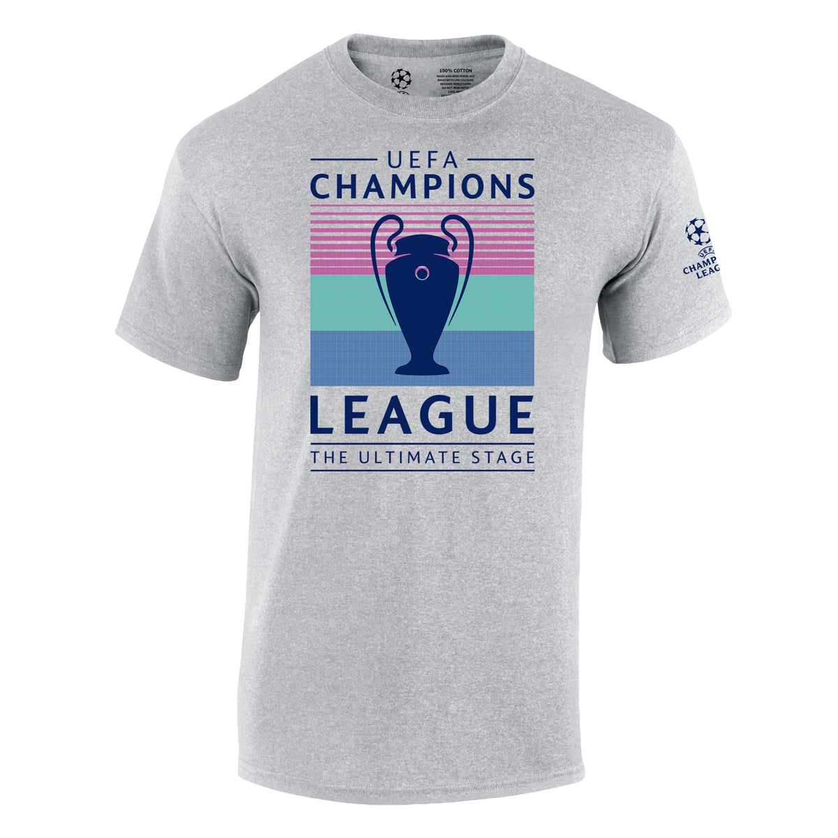 Champions League 'The Ultimate Stage' T-Shirt Heather Grey