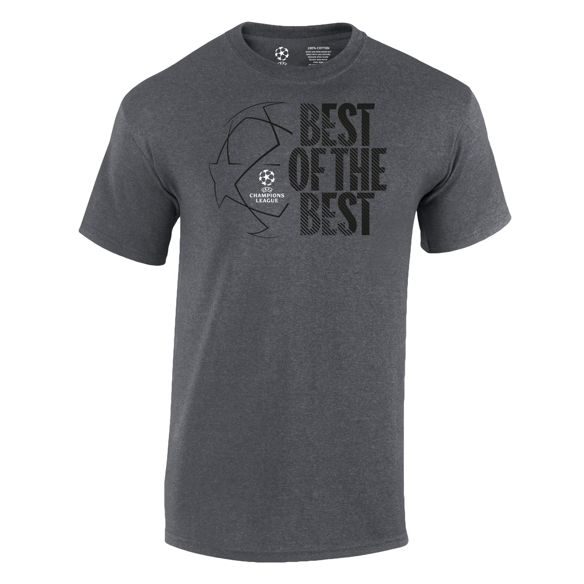 Champions League 'Best of the Best' T-Shirt Charcoal