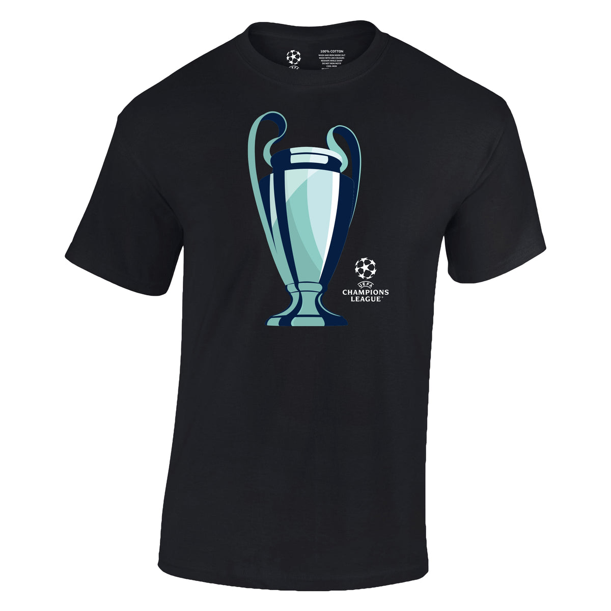 Champions League Trophy T-Shirt Black