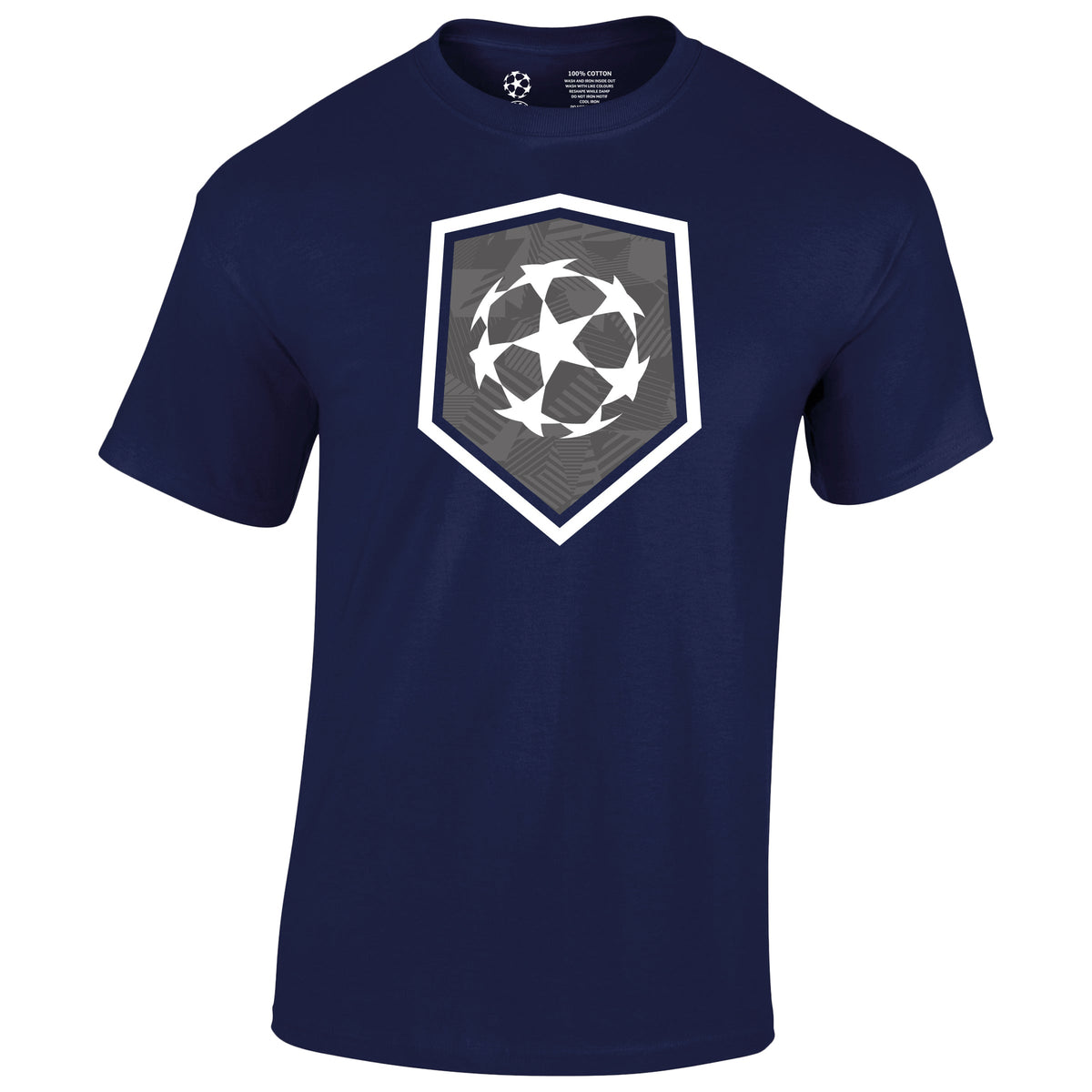 Champions League Starball Shield T-Shirt Navy