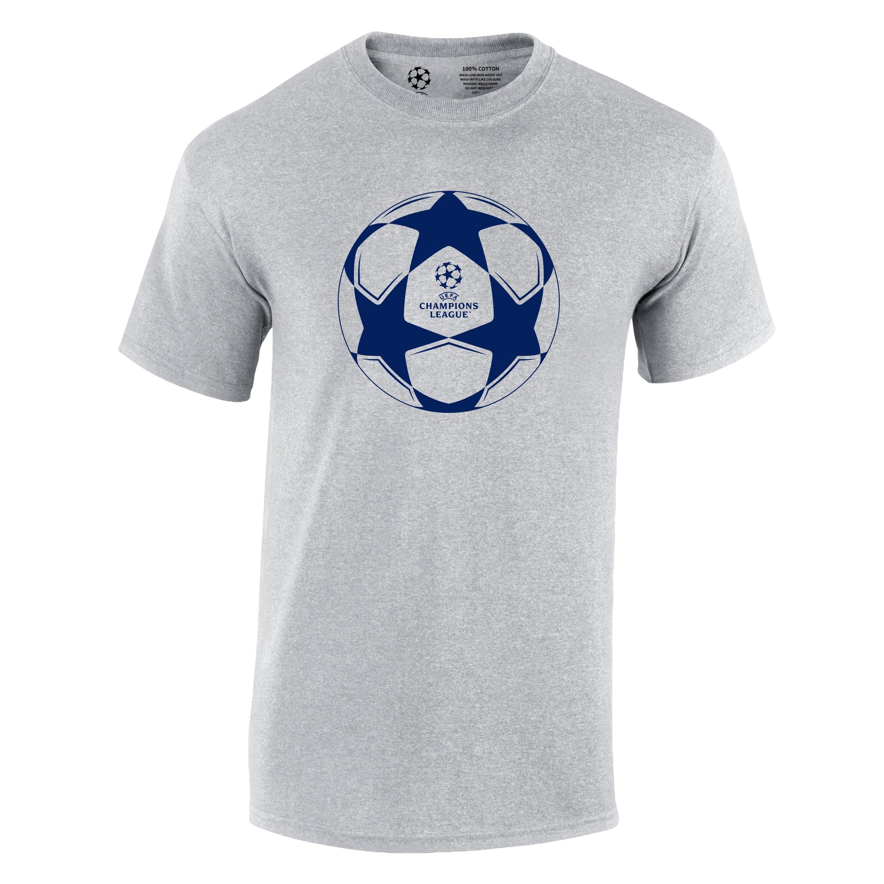 Champions League Football T-Shirt Grey