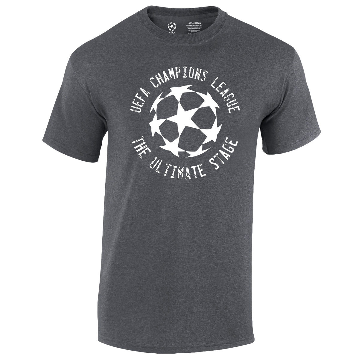 Champions League 'The Ultimate Stage' Starball T-Shirt Charcoal
