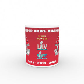 Kansas City Chiefs Super Bowl LVII Multi-Champion Helmet Mug