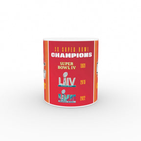 Kansas City Chiefs Super Bowl LVII Multi-Champion Mug