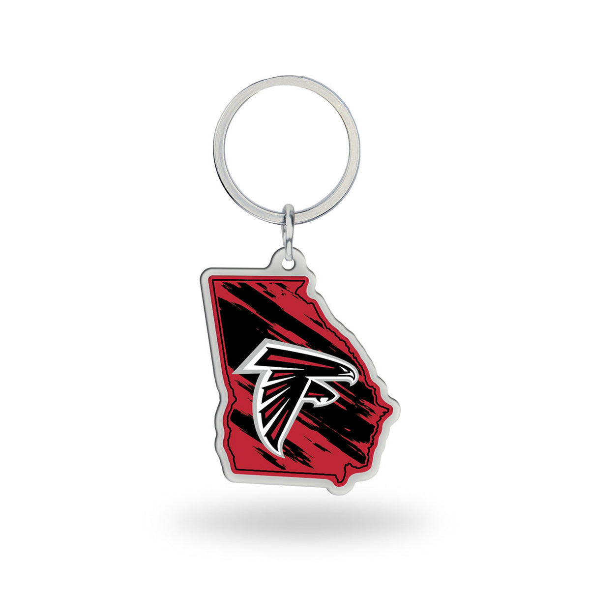 Atlanta Falcons - Georgia State Shaped Keychain