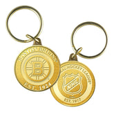 Boston Bruins Minted Coin Keyring