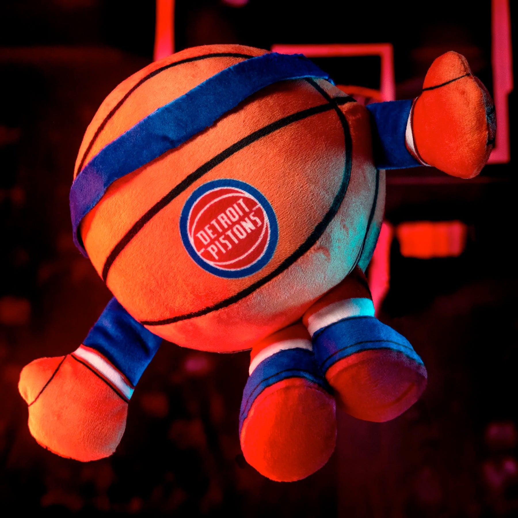 Detroit Pistons Kuricha Basketball Sitting Plush Toy