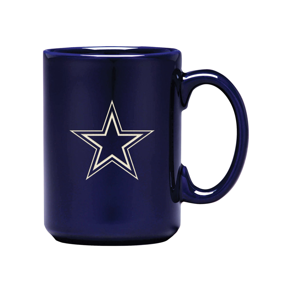 Dallas Cowboys Sanded Curved Jumbo Mug