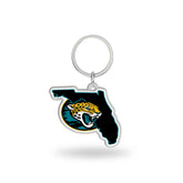 Jacksonville Jaguars - Florida State Shaped Keychain