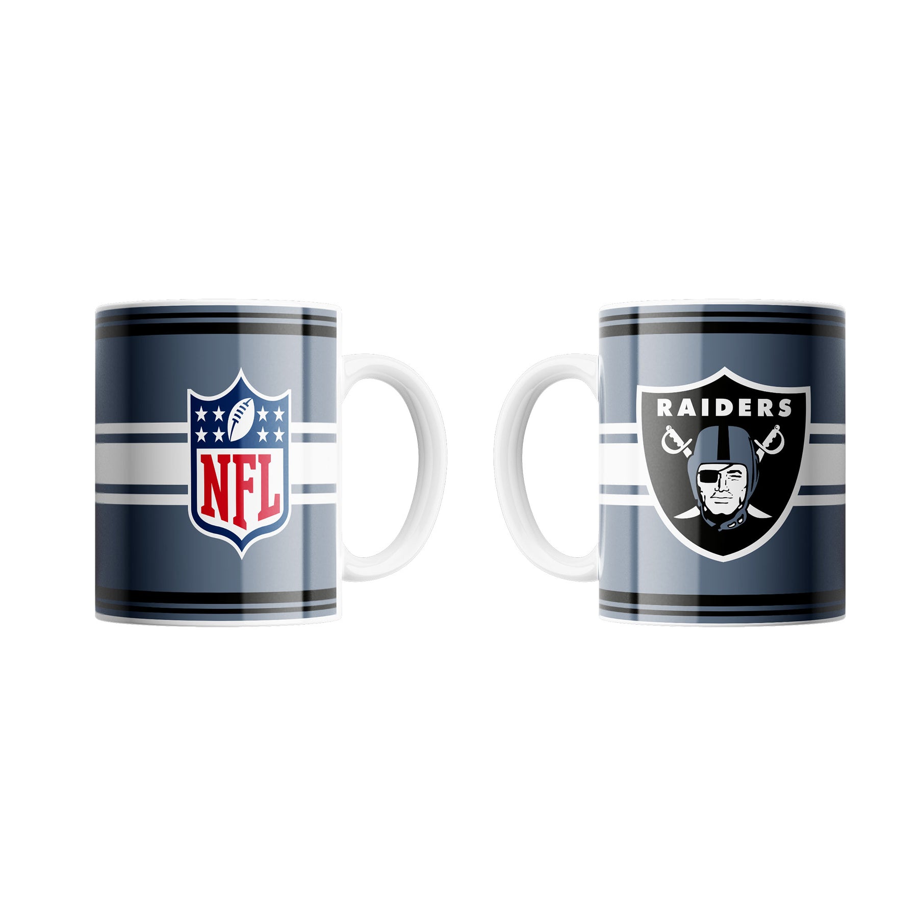 Las Vegas Raiders Logo and NFL Shield Ceramic Mug