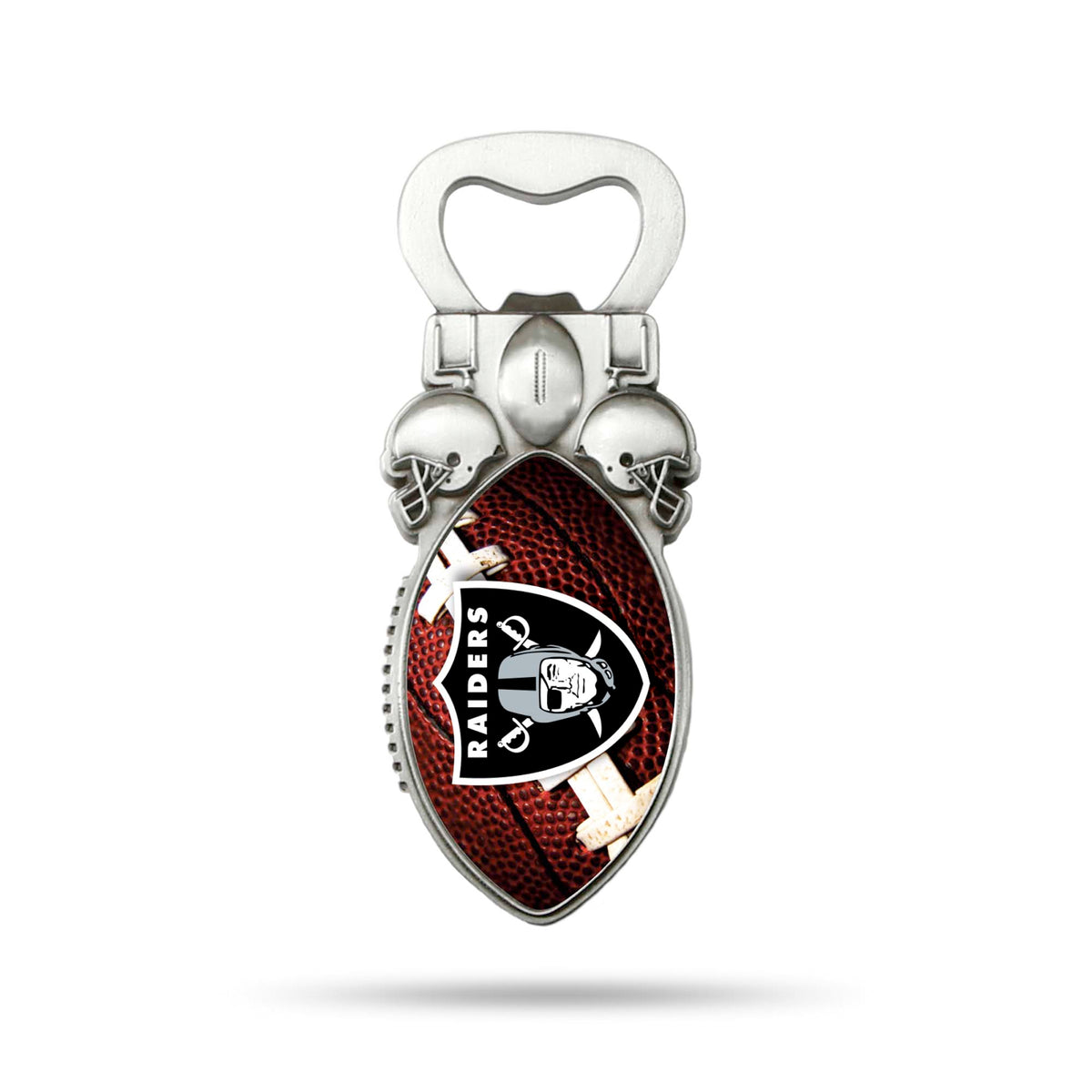 Las Vegas Raiders Football Magnetic Bottle Opener