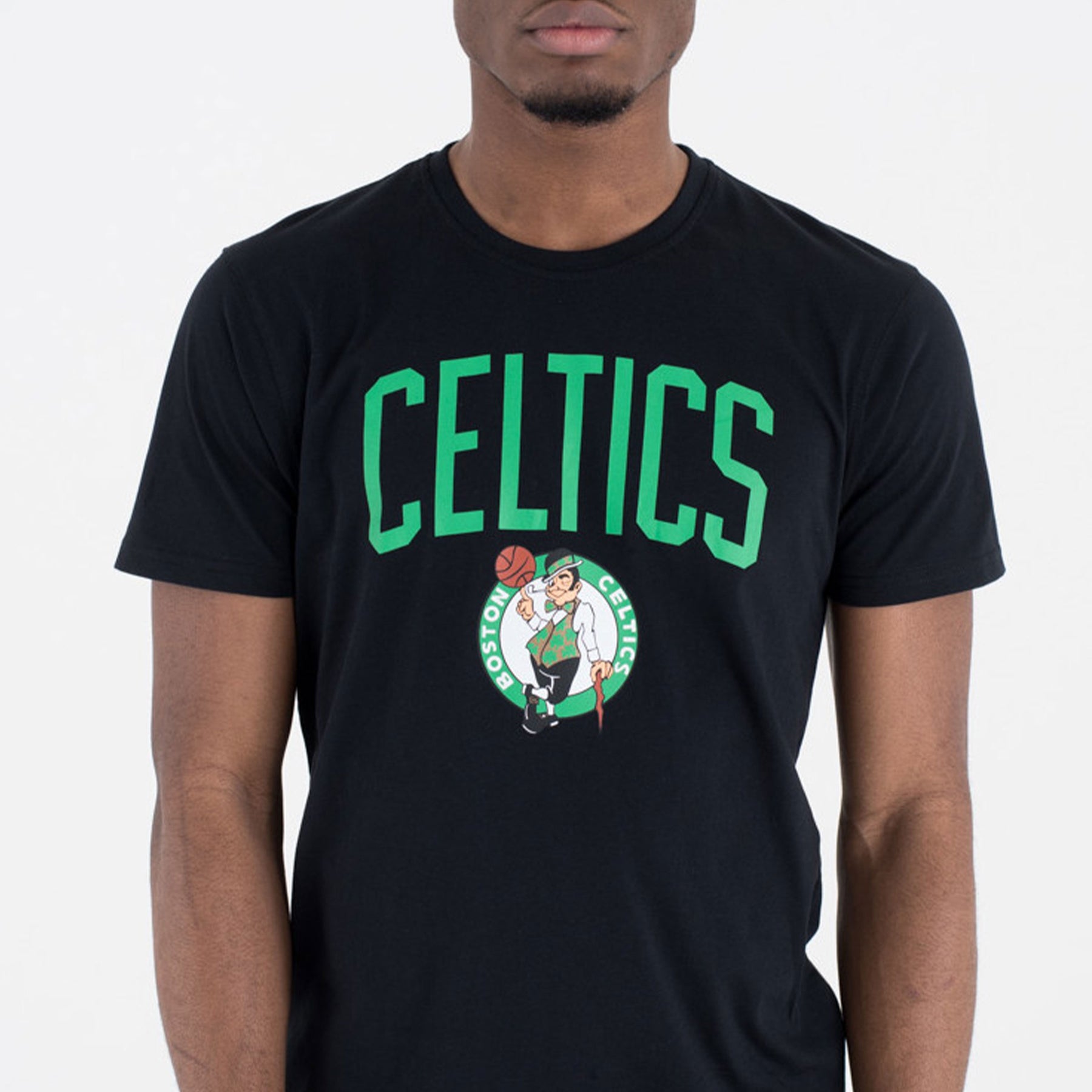 New Era Boston Celtics Team Logo T-Shirt [Black]