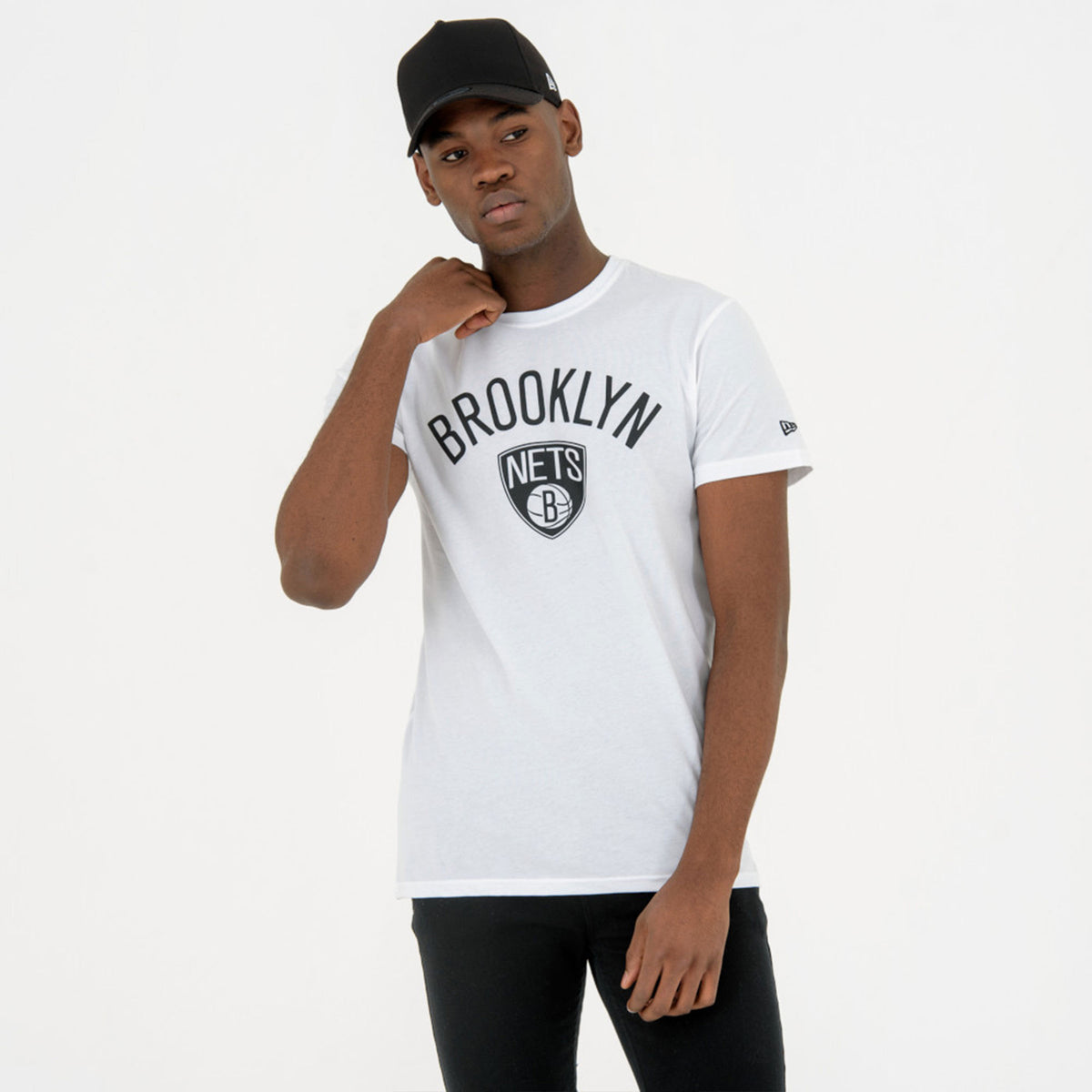 NBA Brooklyn Nets Team Logo T-Shirt White