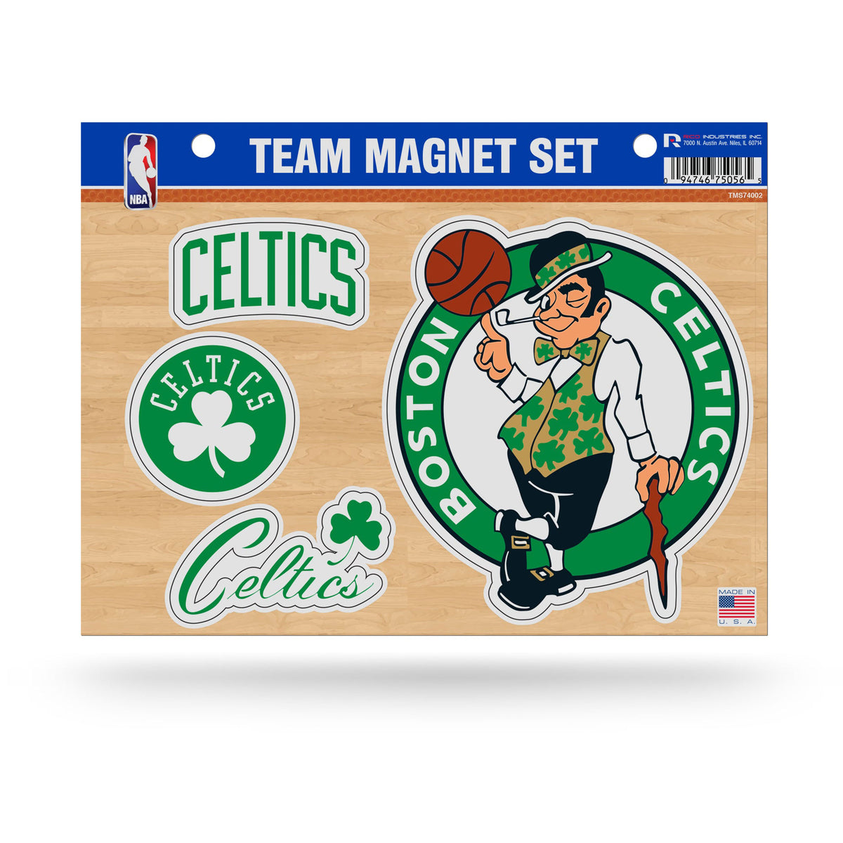 Boston Celtics Team Magnet Set