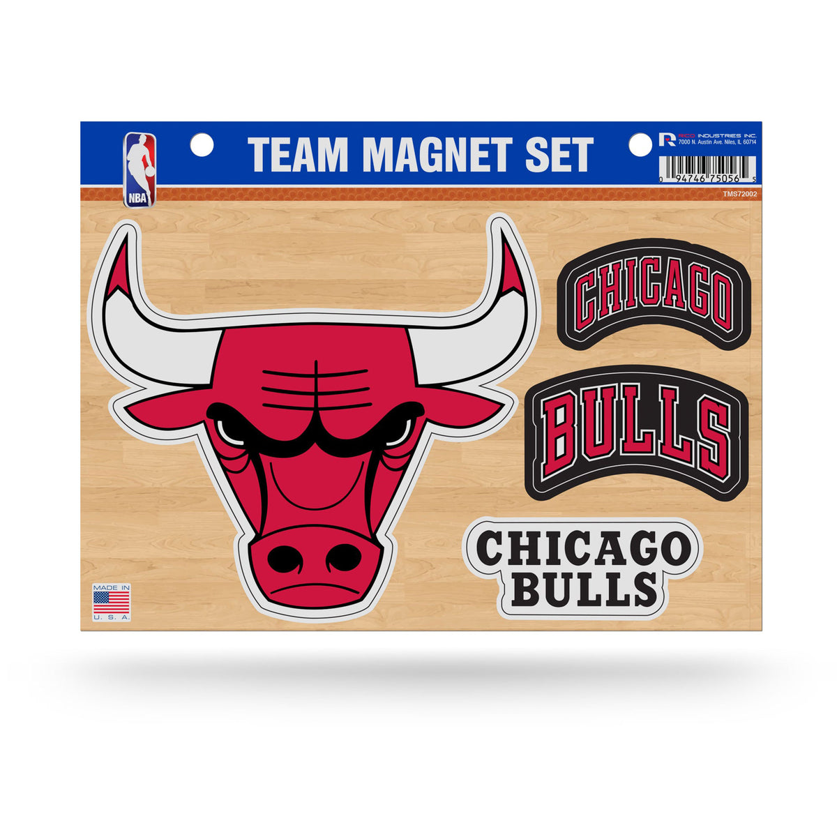 Chicago Bulls Team Magnet Set