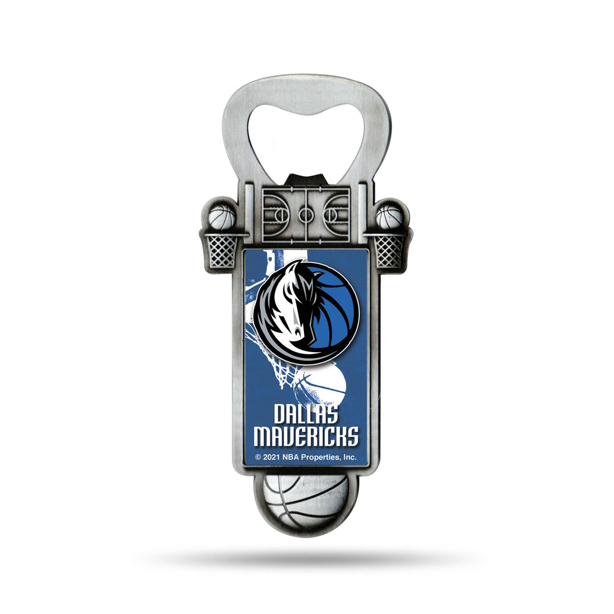 Dallas Mavericks Basketball Bottle Opener Magnet