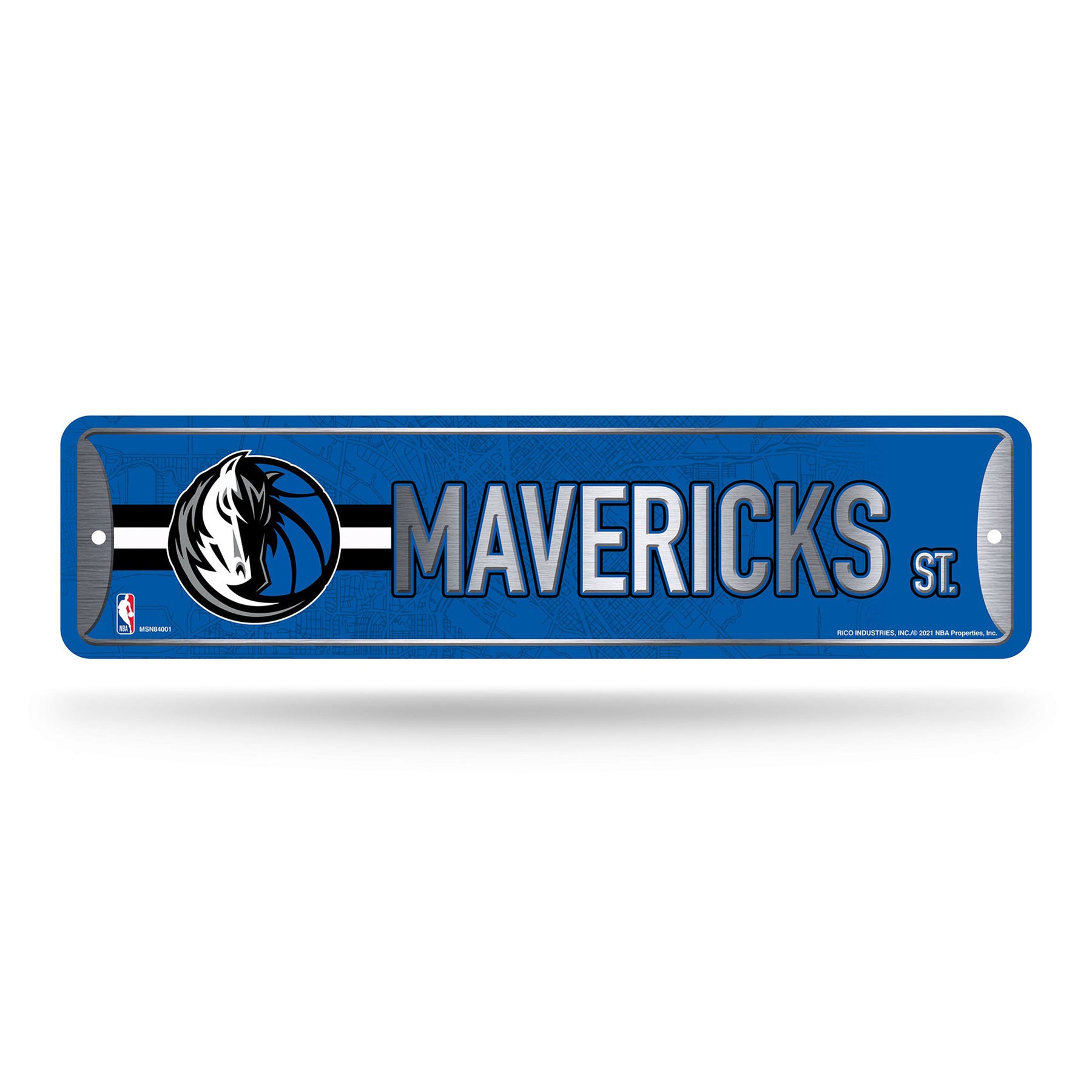 Dallas Mavericks Metal Street Sign